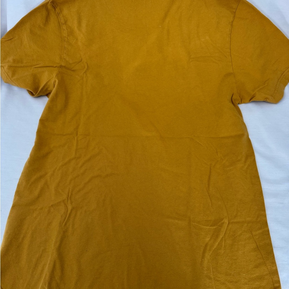 Funny Yellow Graphic Crop Top T-Shirt Corn on Cob Pun Tee Large - Picture 8 of 8